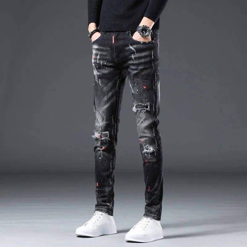 Men's Korean-style Trendy Slim Fit Skinny Pants