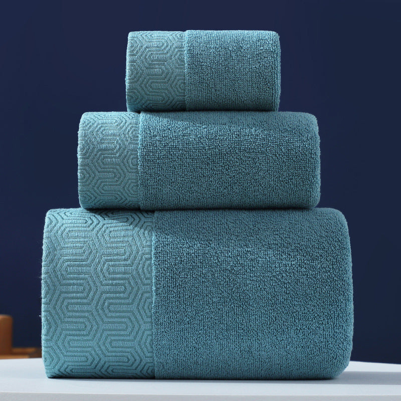 Pure Cotton Towels Three-piece With Hand Bath Towel Class