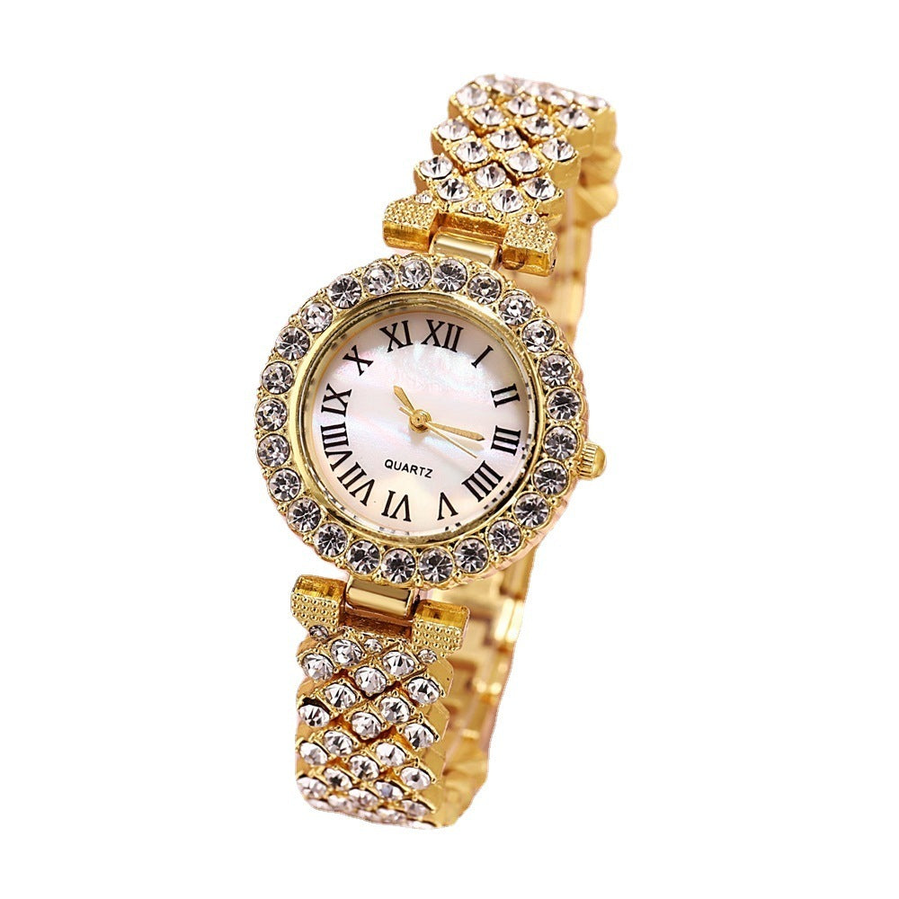 Diamond Women Watches Luxury Fashion Rhinestone Quartz Bracelet Wrist Watch For Women