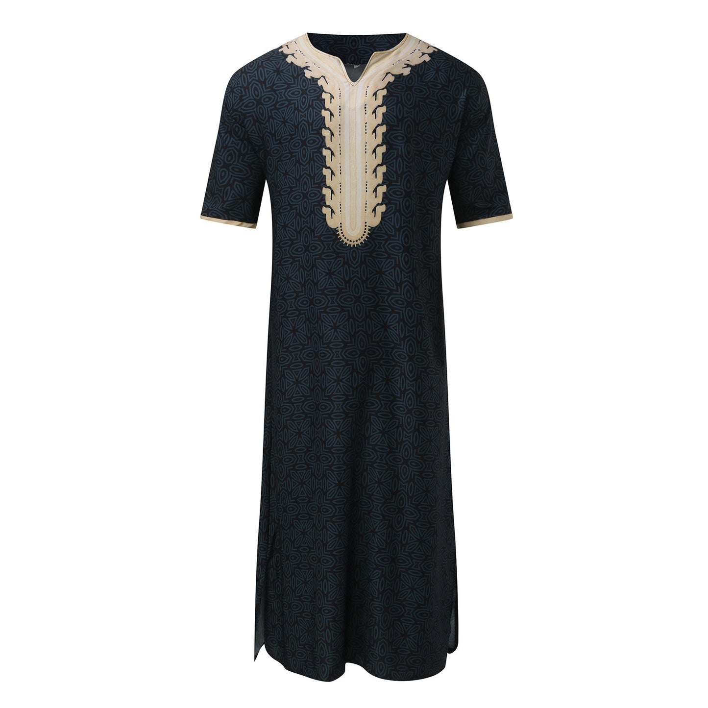 Short Sleeve Rompers Arab Ethnic Style Men