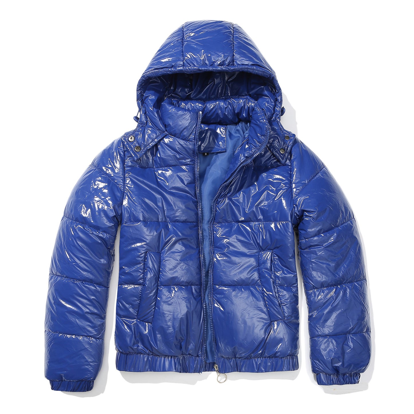 New Fall Winter Hooded Film Splash Proof Jacket Long-sleeved Cotton-padded Coat